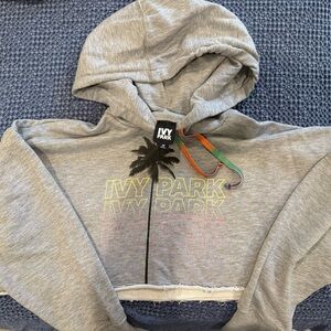 IVY PARK Gray Hoodie with Colorful Accents
